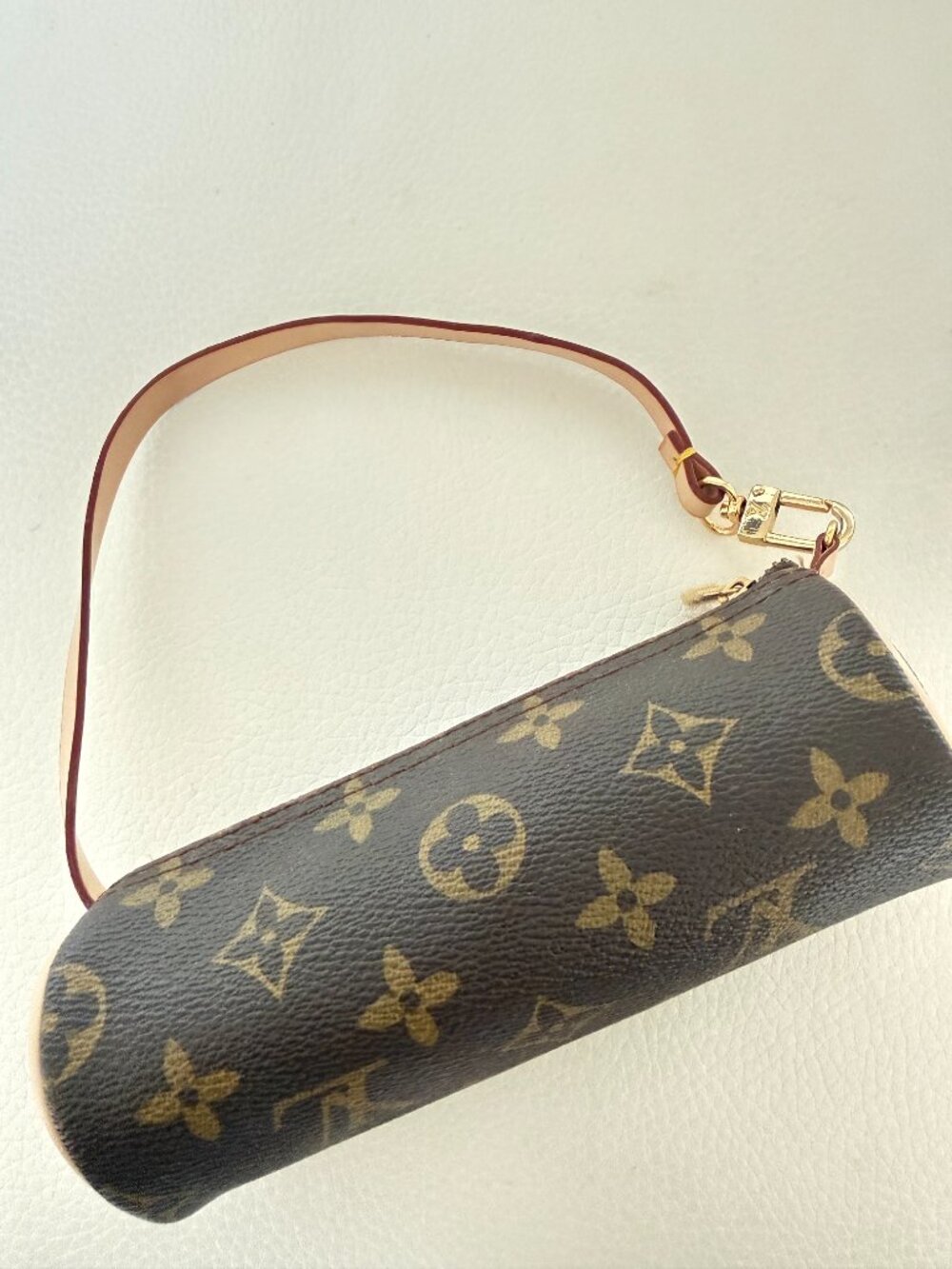 CUTE MINI BARREL BAG PURSE BROWN - Picture 2 of 5